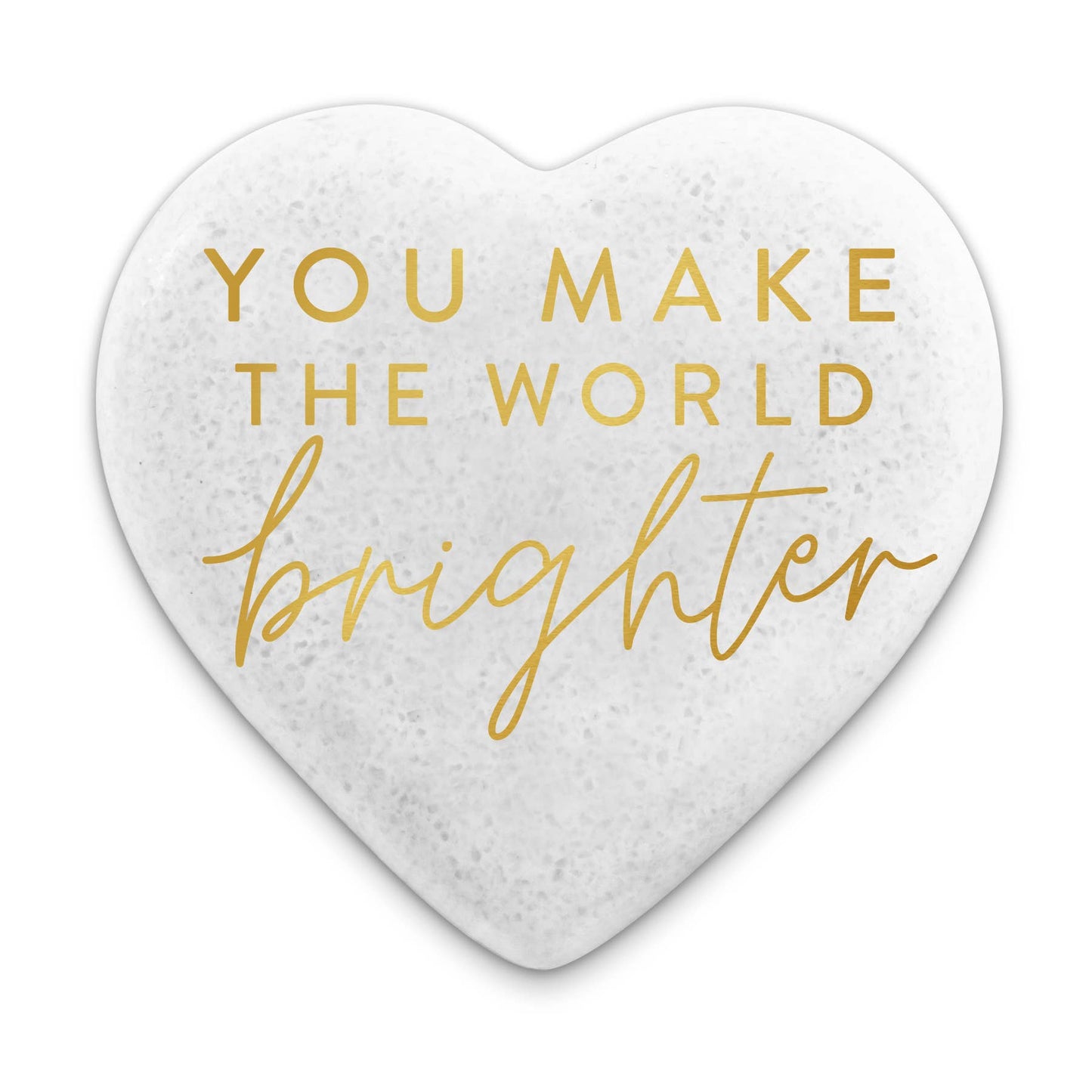 LCP-Kindness Heart Stone Card You Make The World