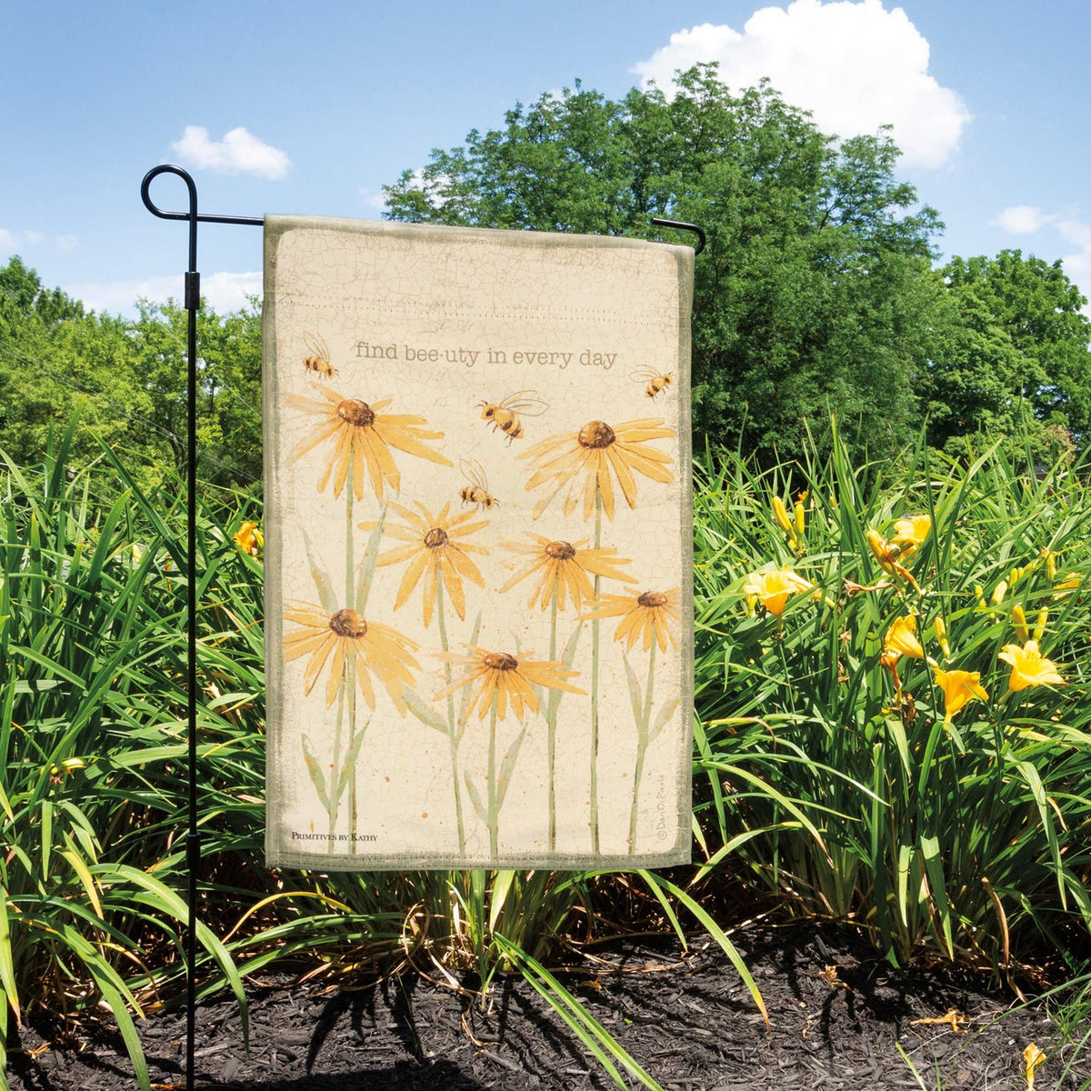 Find Beeuty In Every Day Garden Flag