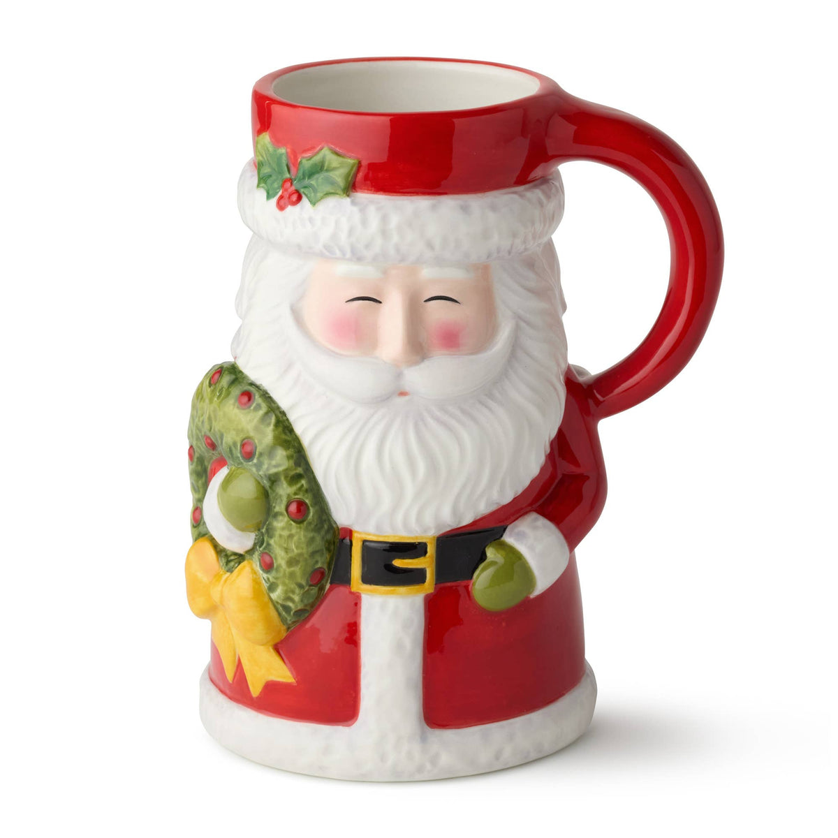 Santa Delight 3-D Santa Mug 18 oz.