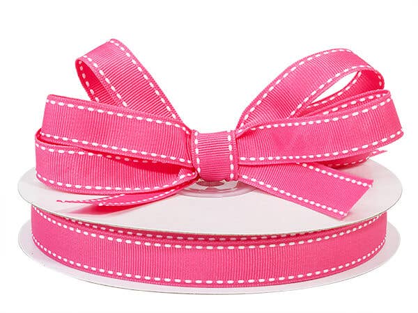 Saddlestitch Grosgrain Ribbon