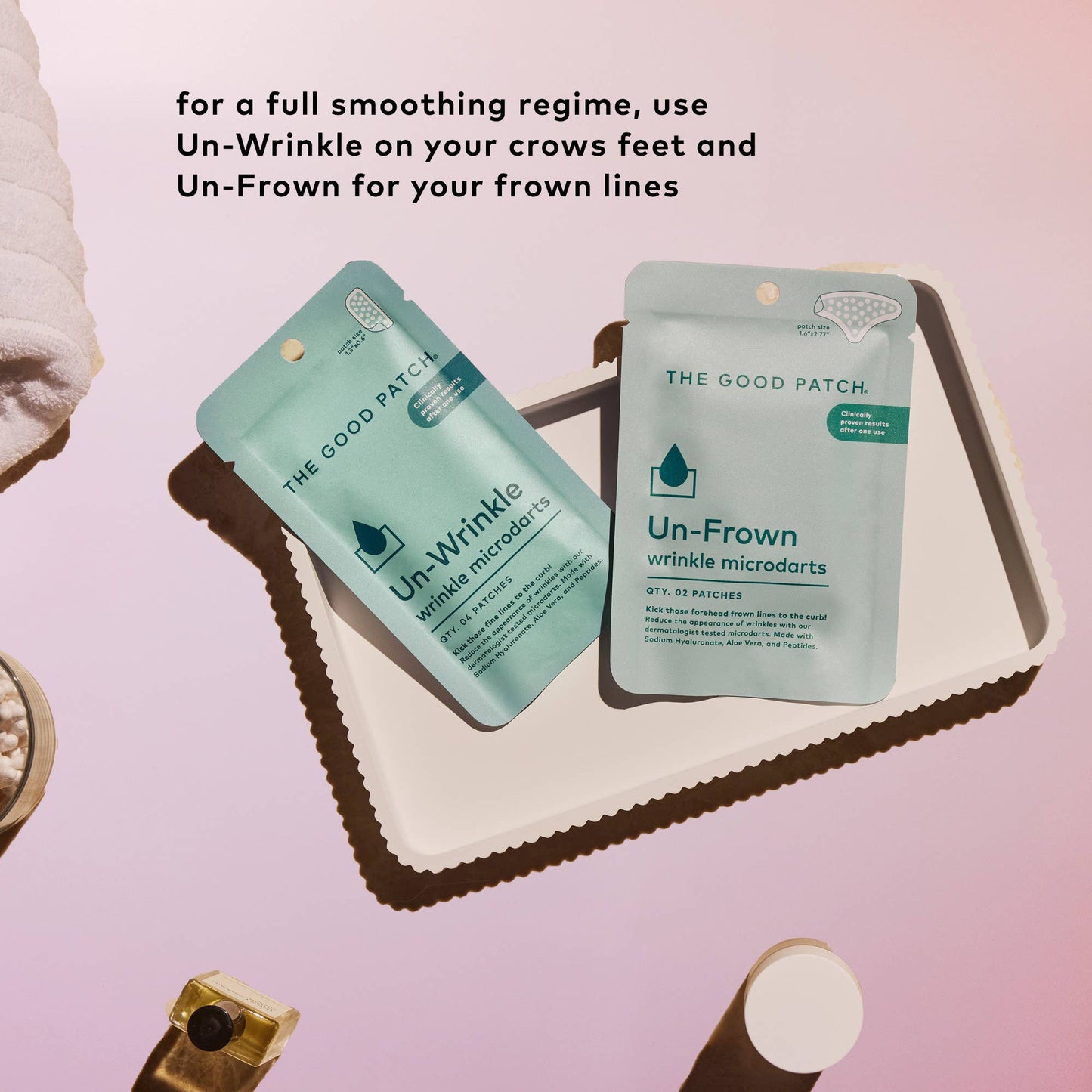 Un-Frown Wrinkle Microdart Patches