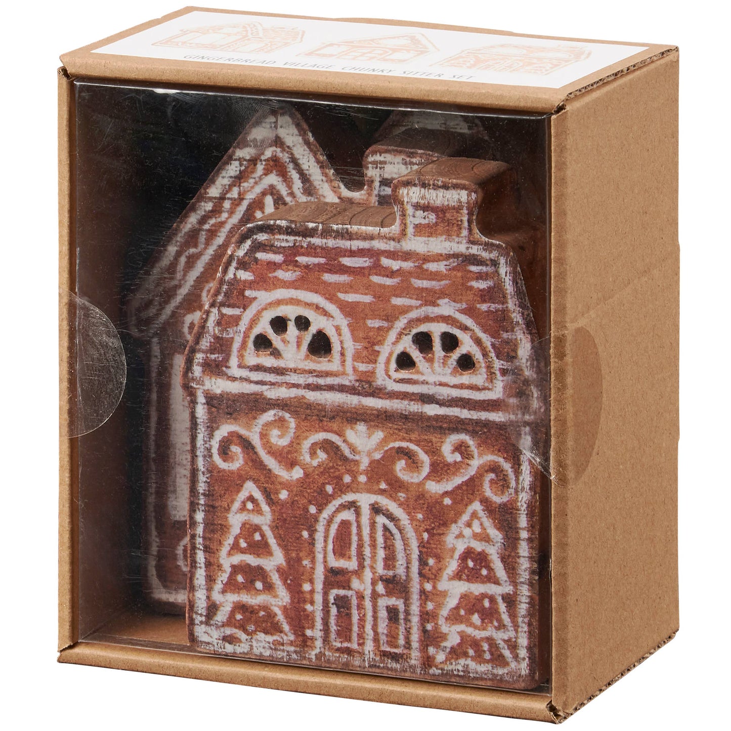 Gingerbread Village Chunky Sitter