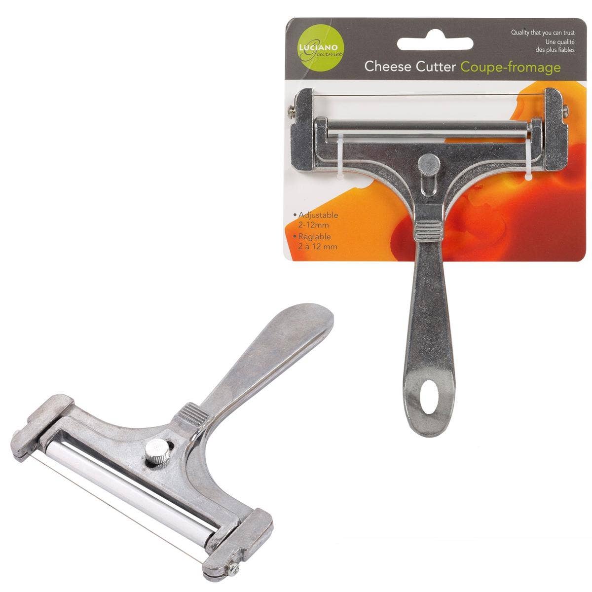 Luciano Gourmet Adjustable Wide Cheese Cutter