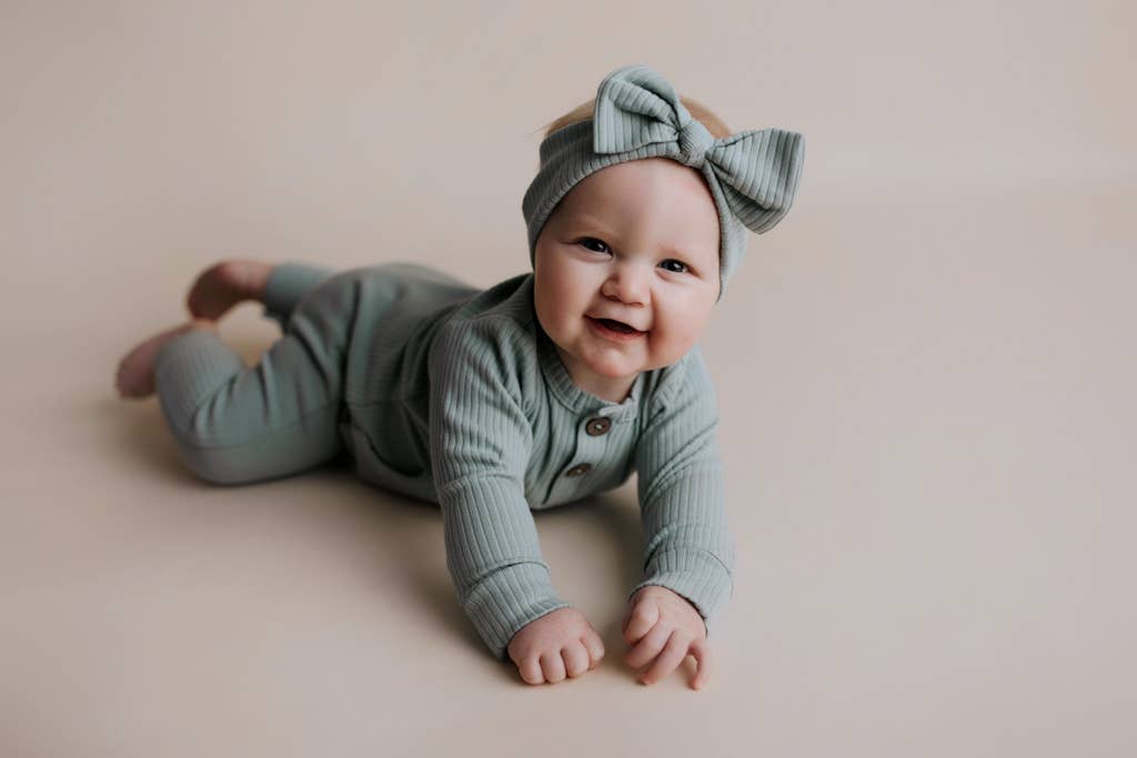 Baby Ribbed Playsuit with Pockets