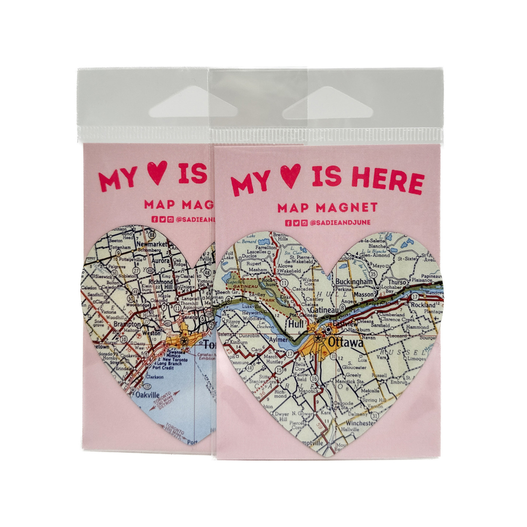 Custom Map Magnet