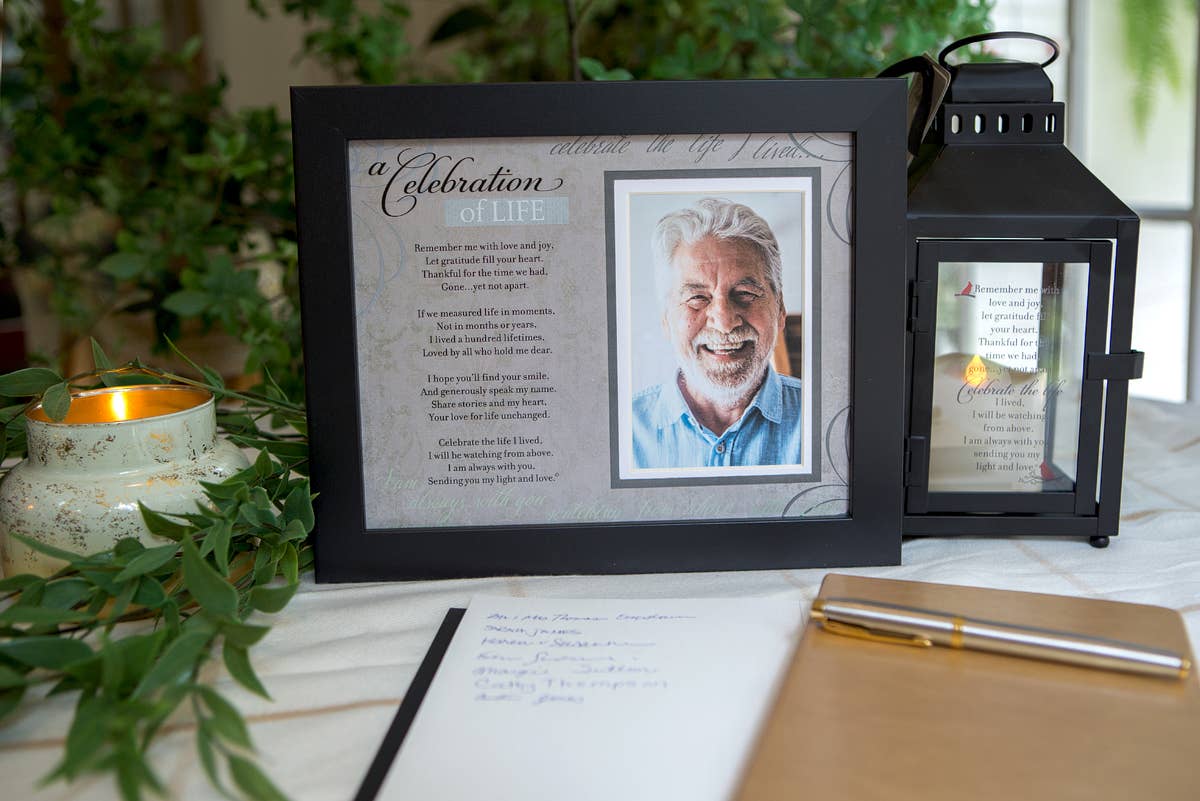 Celebration Of Life Memorial Photo Frame 8x10 6300