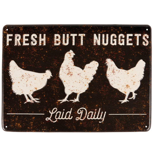 Fresh Butt Nuggets Wall Decor