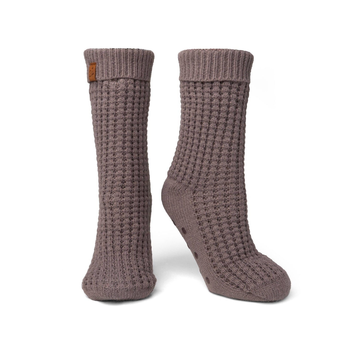 Britt's Knits Juneau Waffle Knit Slipper Socks Open Stock
