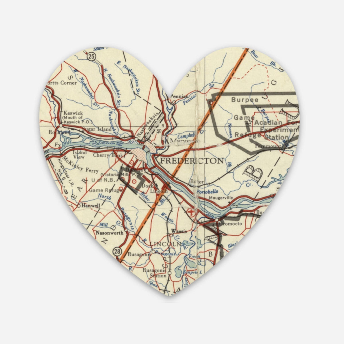 Custom Map Magnet