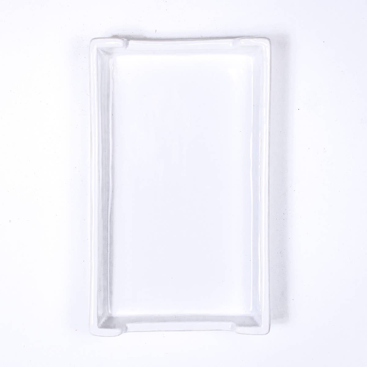 Classic Guest Napkin Holder   White   5x3x8.5