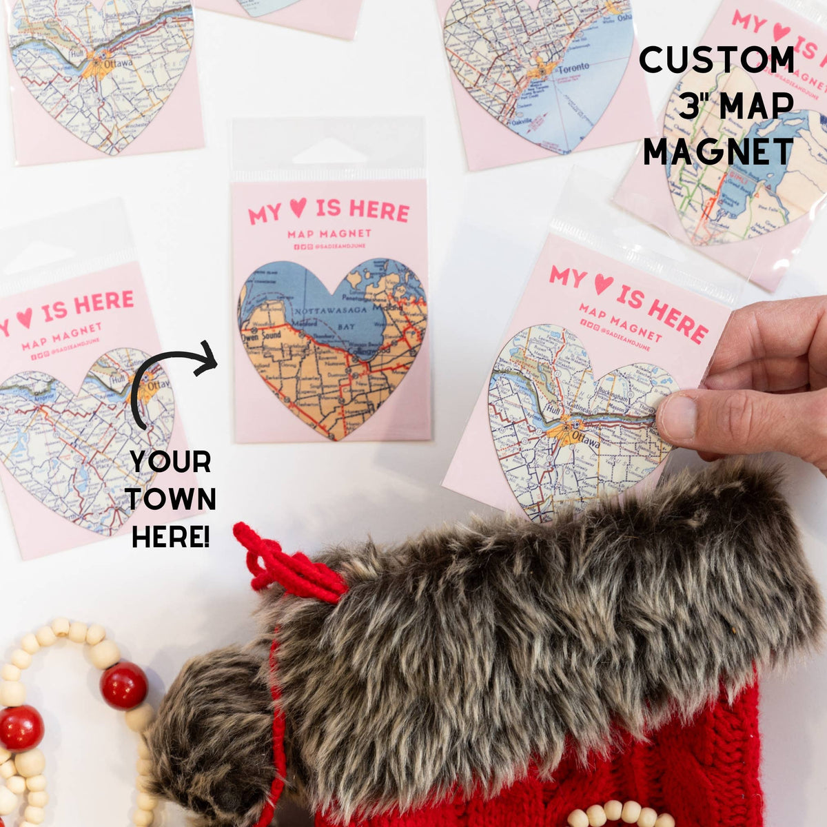 Custom Map Magnet