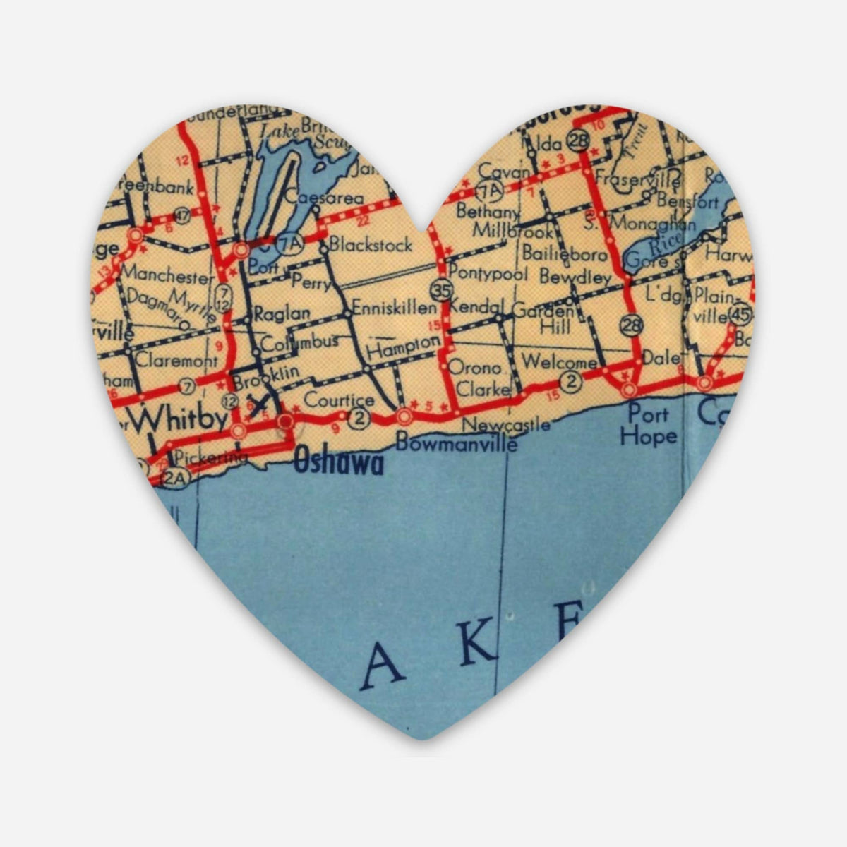 Custom Map Magnet