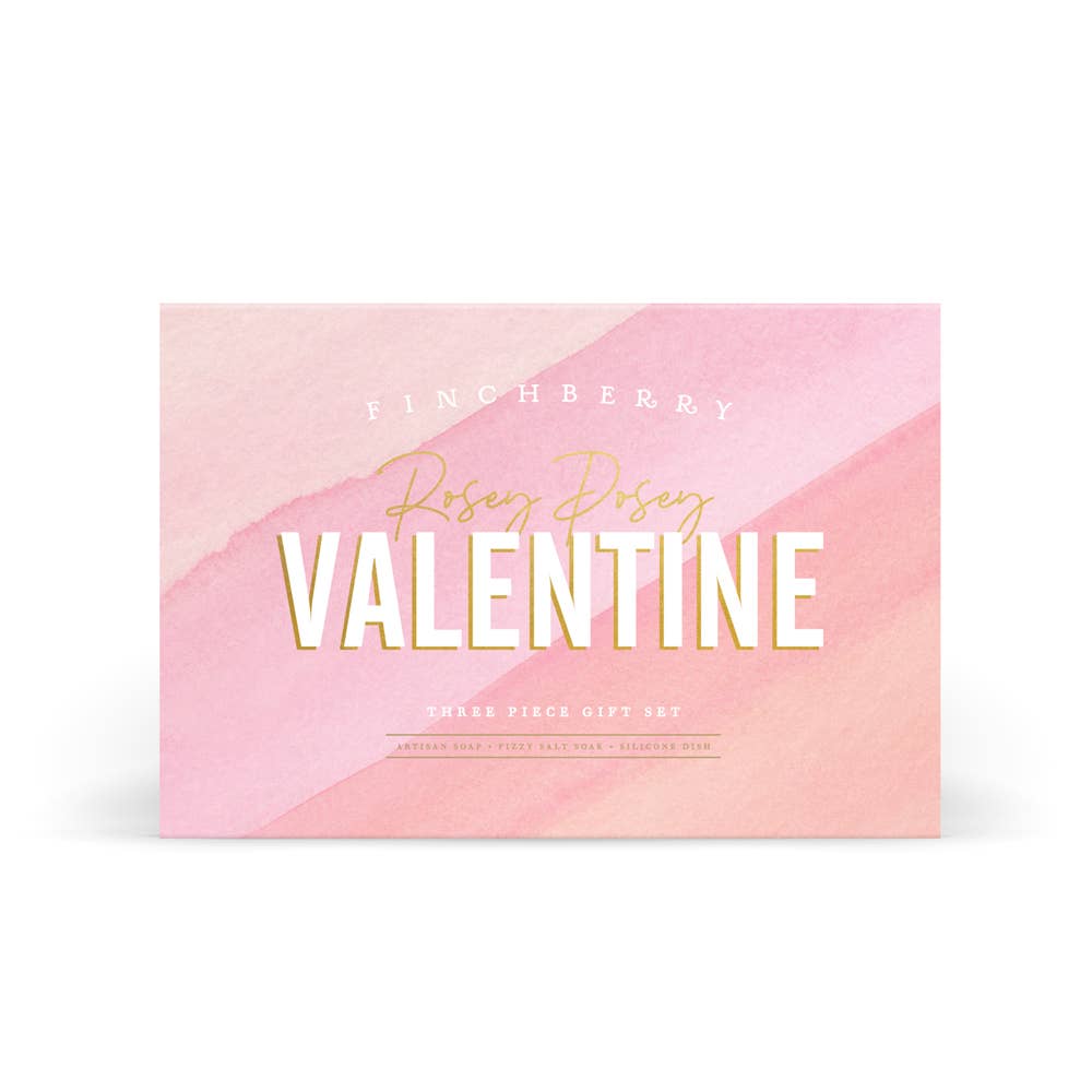 Rosey Posey Valentine's Day 3 Pc Bath & Body Gift Set