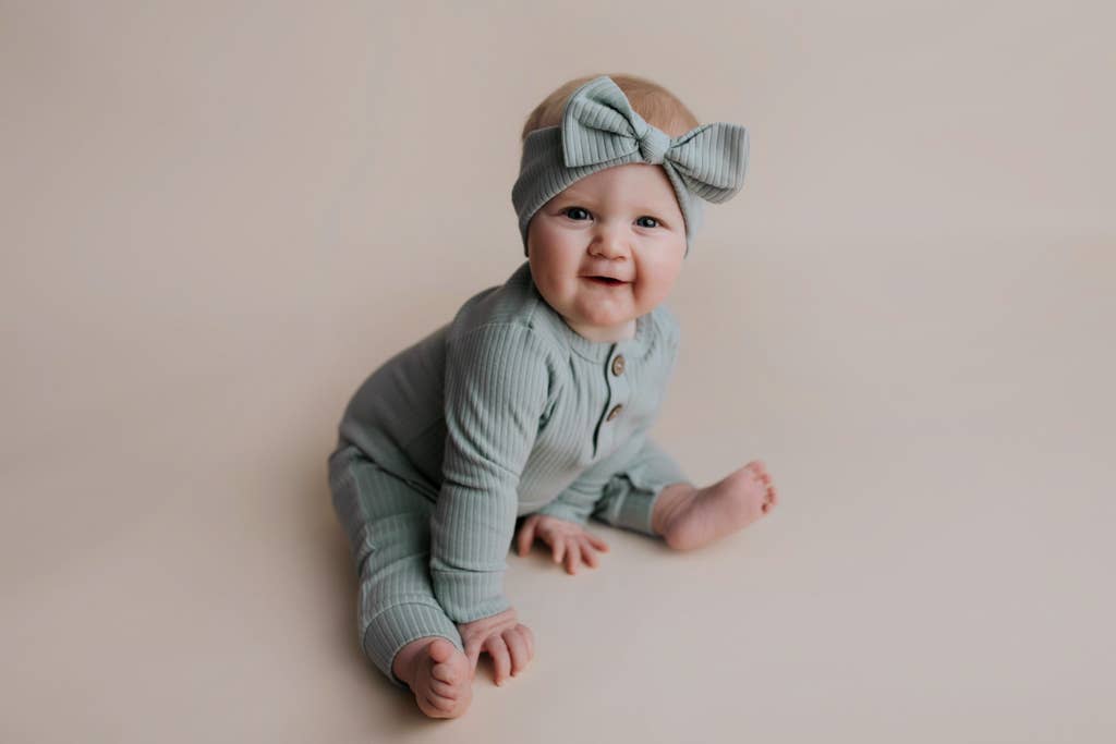 Baby Ribbed Playsuit with Pockets