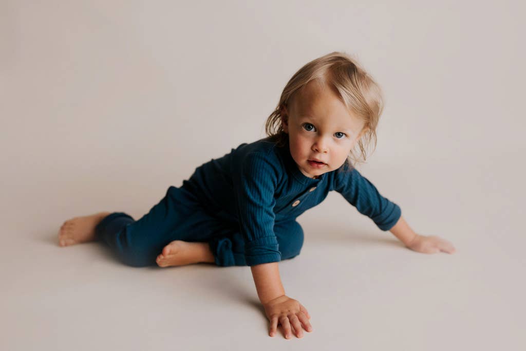 Baby Ribbed Playsuit with Pockets