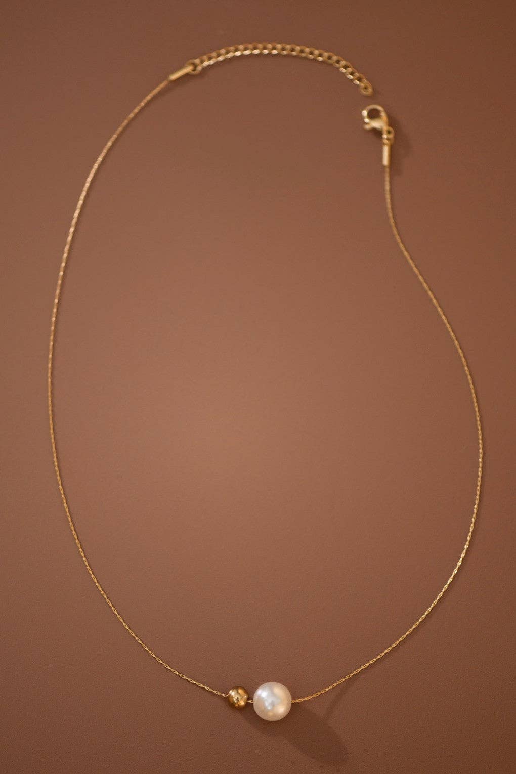 18K Gold Plated Waterproof Stainless Steel Chain Necklace - 7803