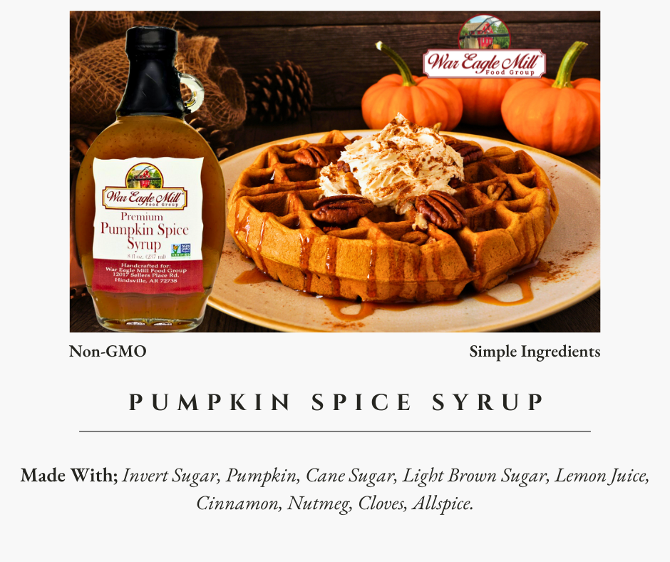 Pumpkin Spice Syrup, Non-GMO, 8 Fl. oz. Glass Bottle