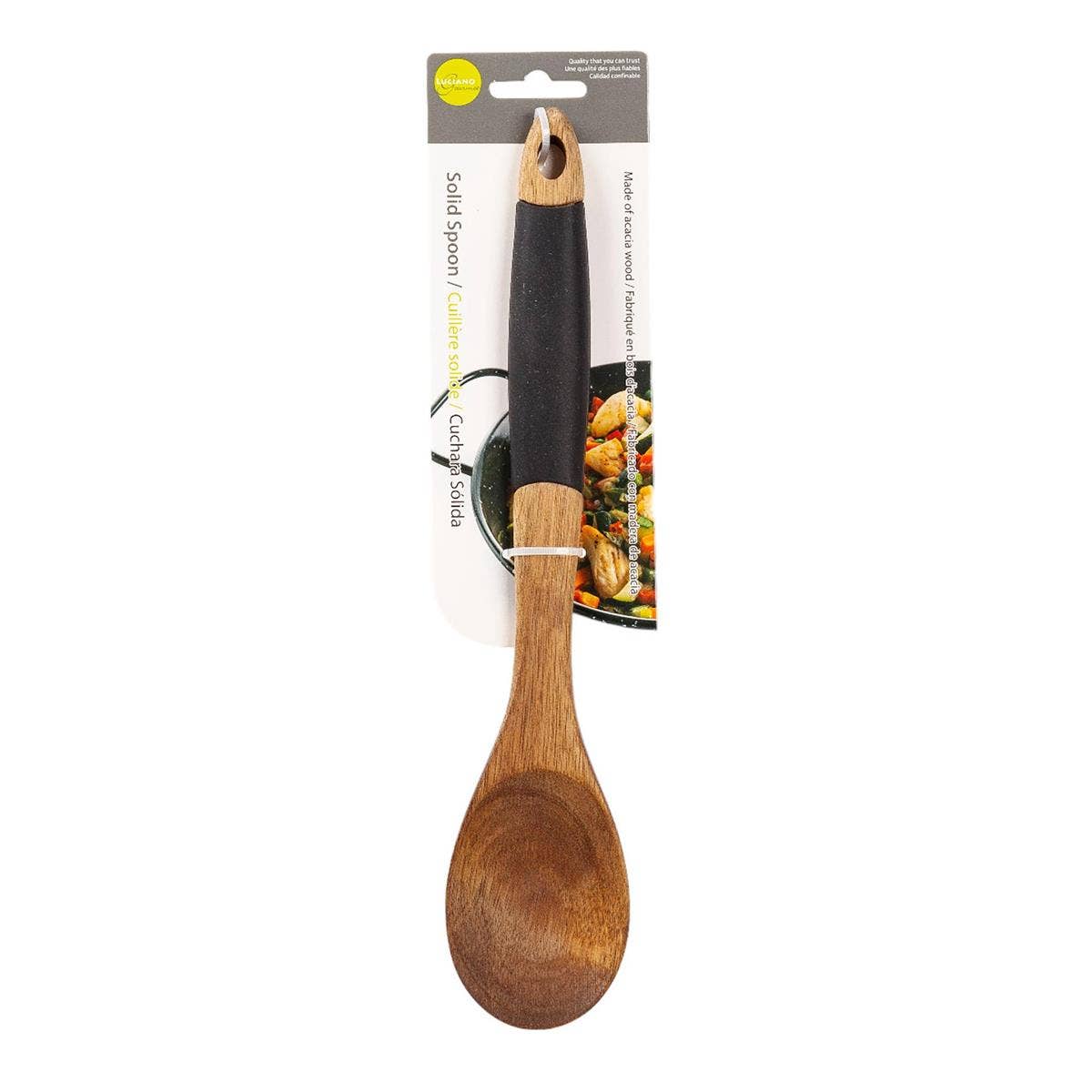 Luciano Gourmet Acacia Wood Kitchen Utensil Set