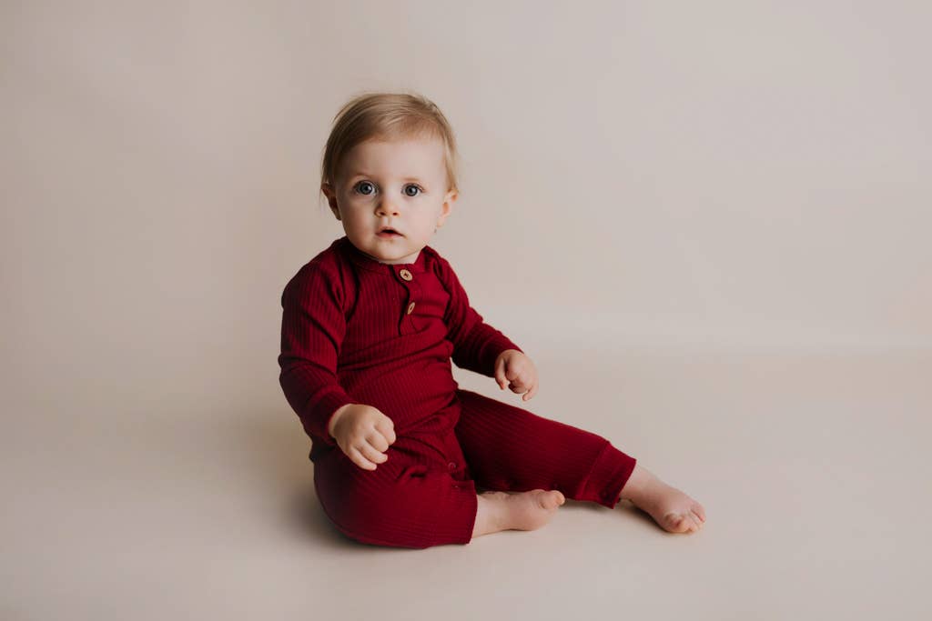 Baby Ribbed Playsuit with Pockets