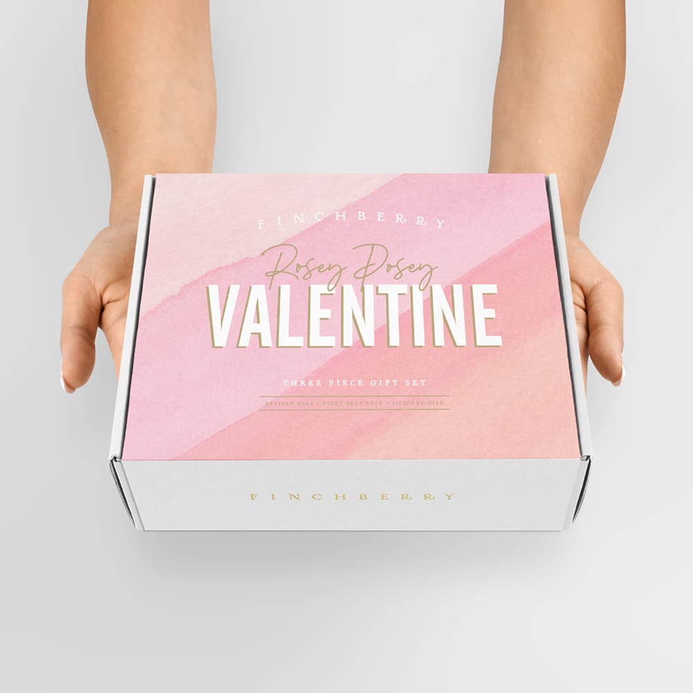 Rosey Posey Valentine's Day 3 Pc Bath & Body Gift Set