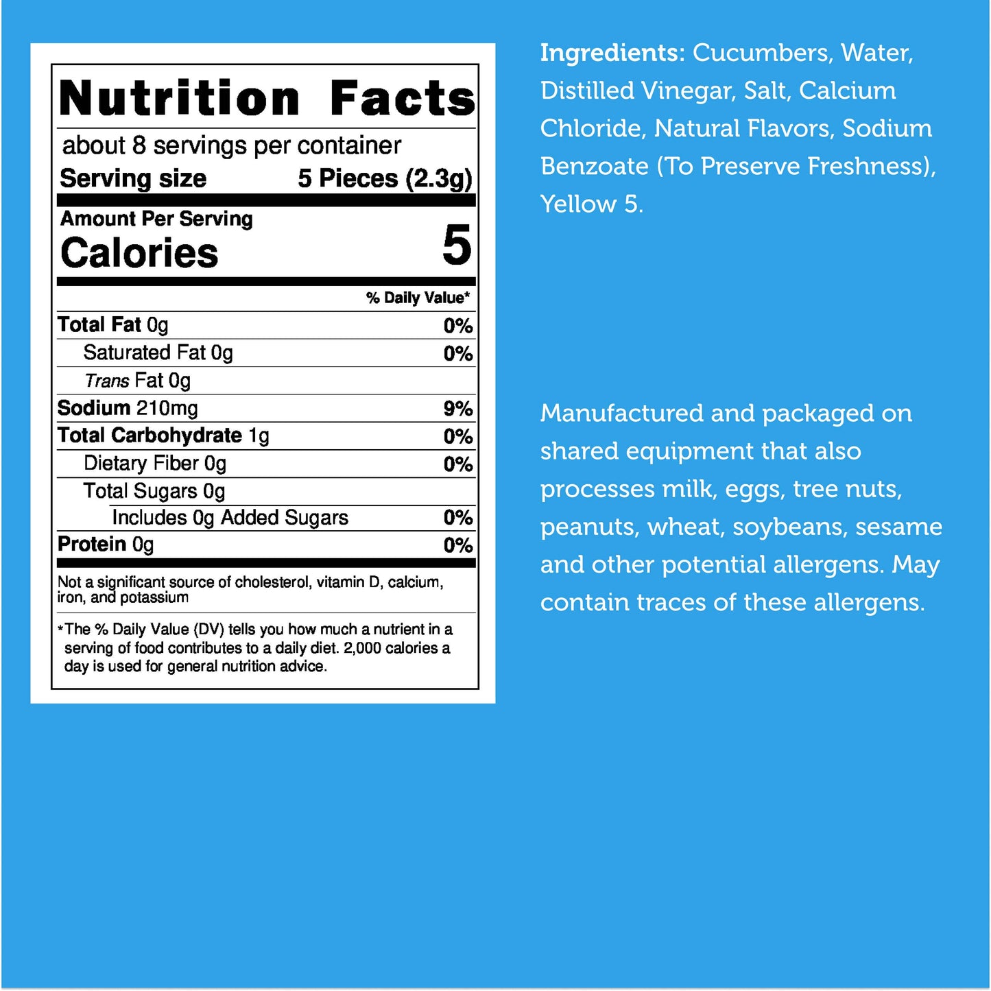 Freeze Dried Dill Pickle Jumbo Chips (Salty)
