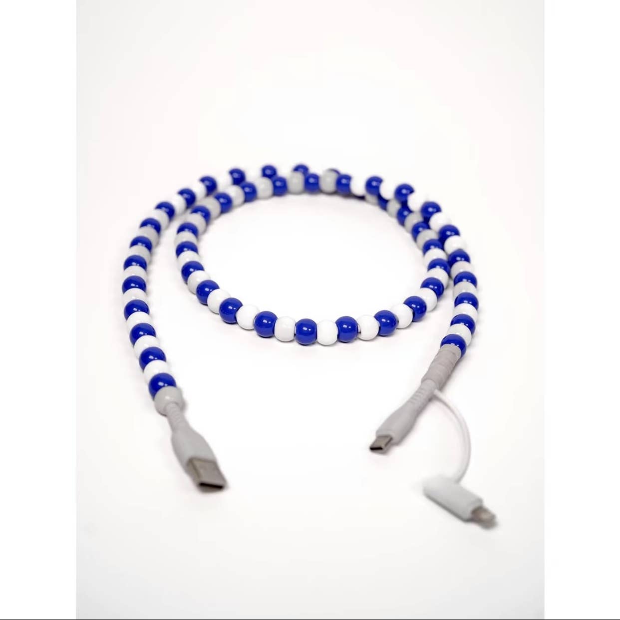 Charging Cable - Blue & White - Christmas Gift
