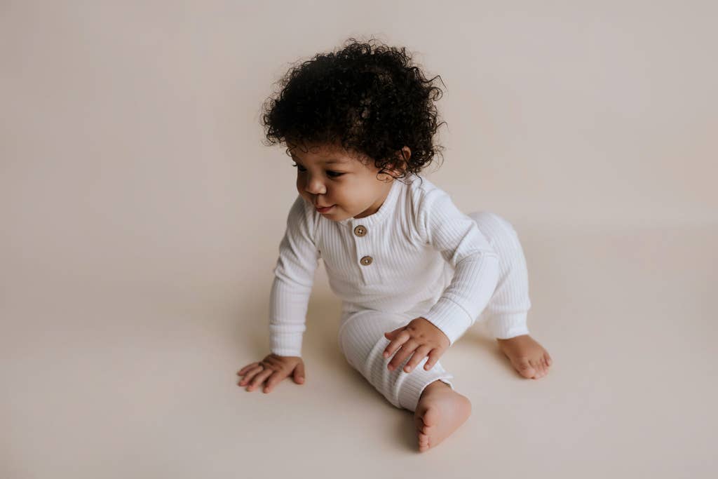 Baby Ribbed Playsuit with Pockets