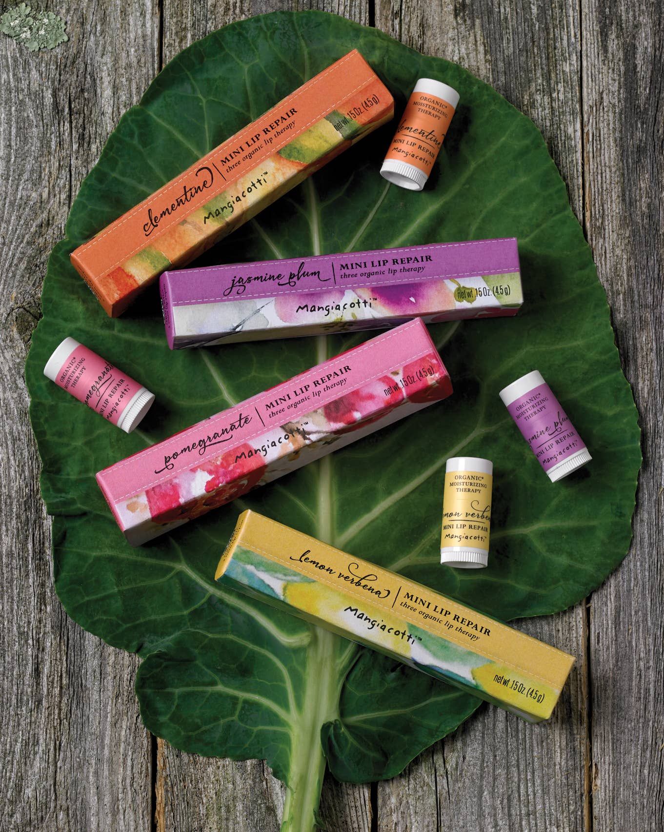 Pomegranate Mini Lip Repair by Mangiacotti, .15 oz each