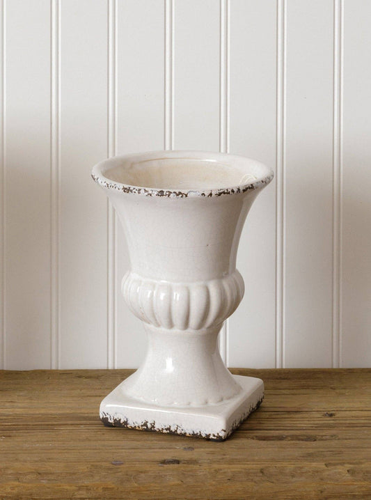 Pottery - Crackle Urn, Sm (PC)