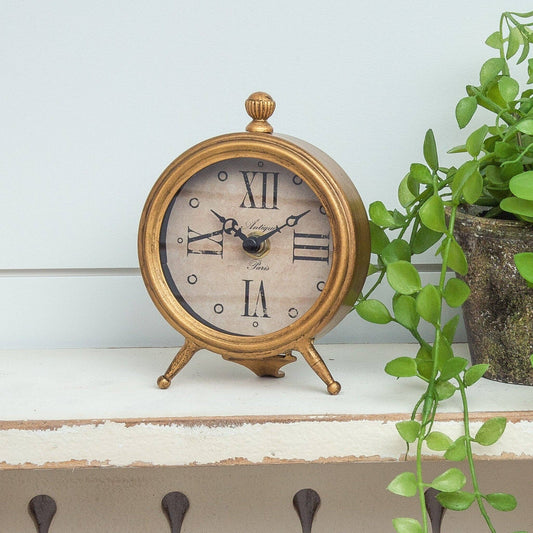 Small Brass Desk Clock (PC)