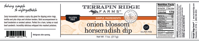 Onion Blossom Horseradish Dip