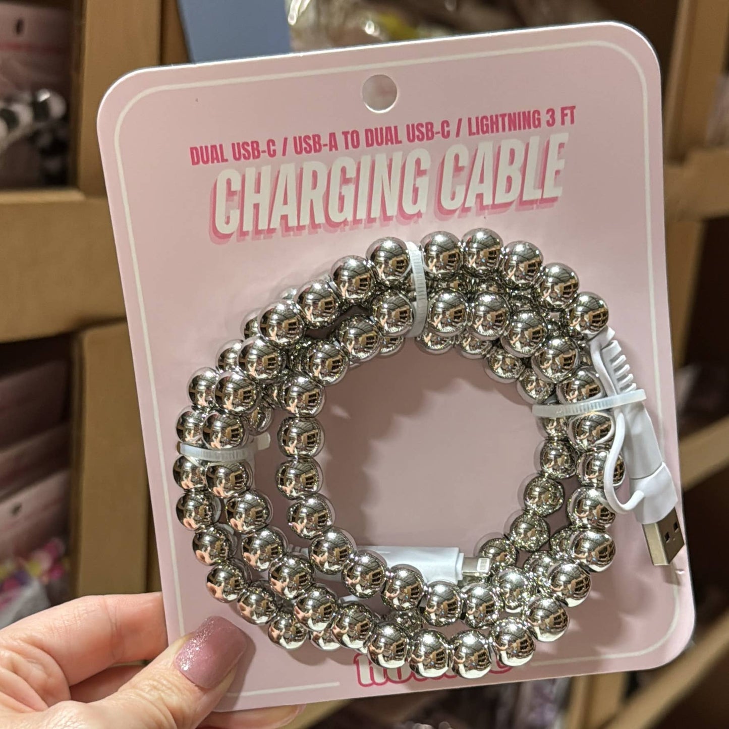 Charging Cable - Silver - Christmas Gift