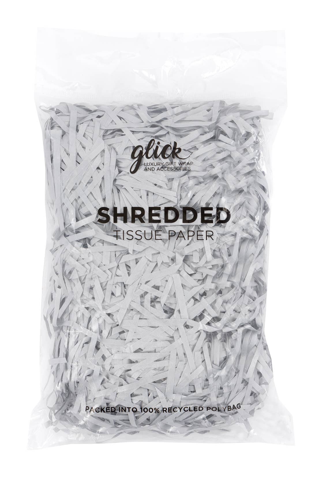 Shredded Metallic Silver