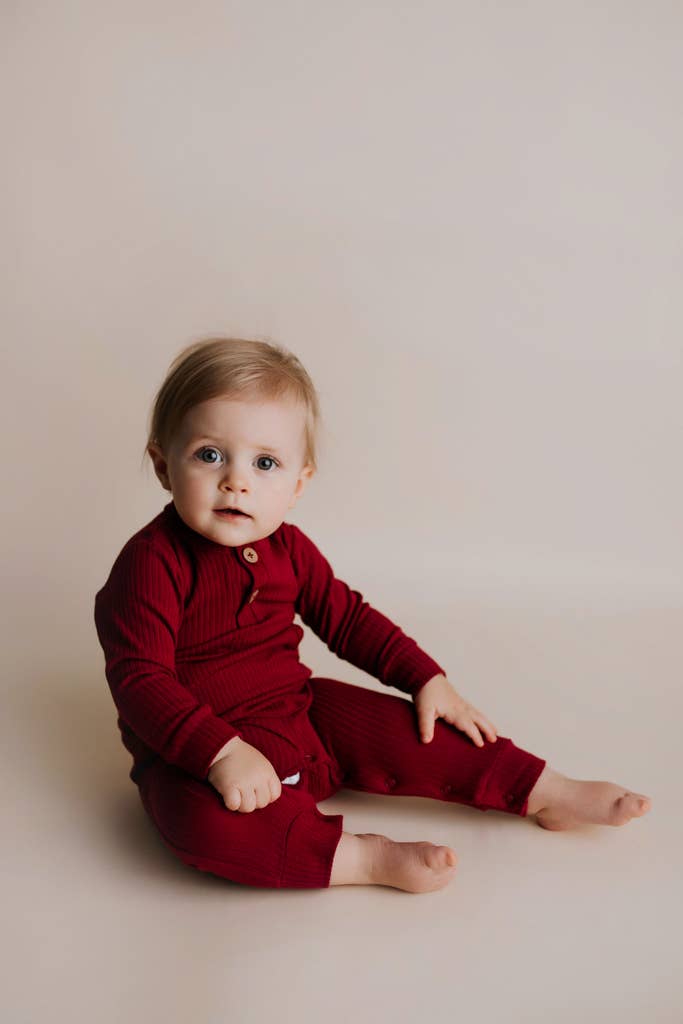 Baby Ribbed Playsuit with Pockets