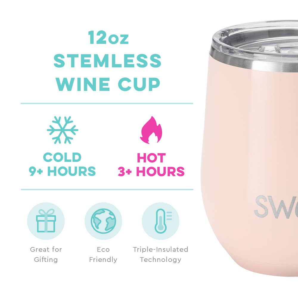 Shimmer Ballet Stemless Wine Cup (12oz)