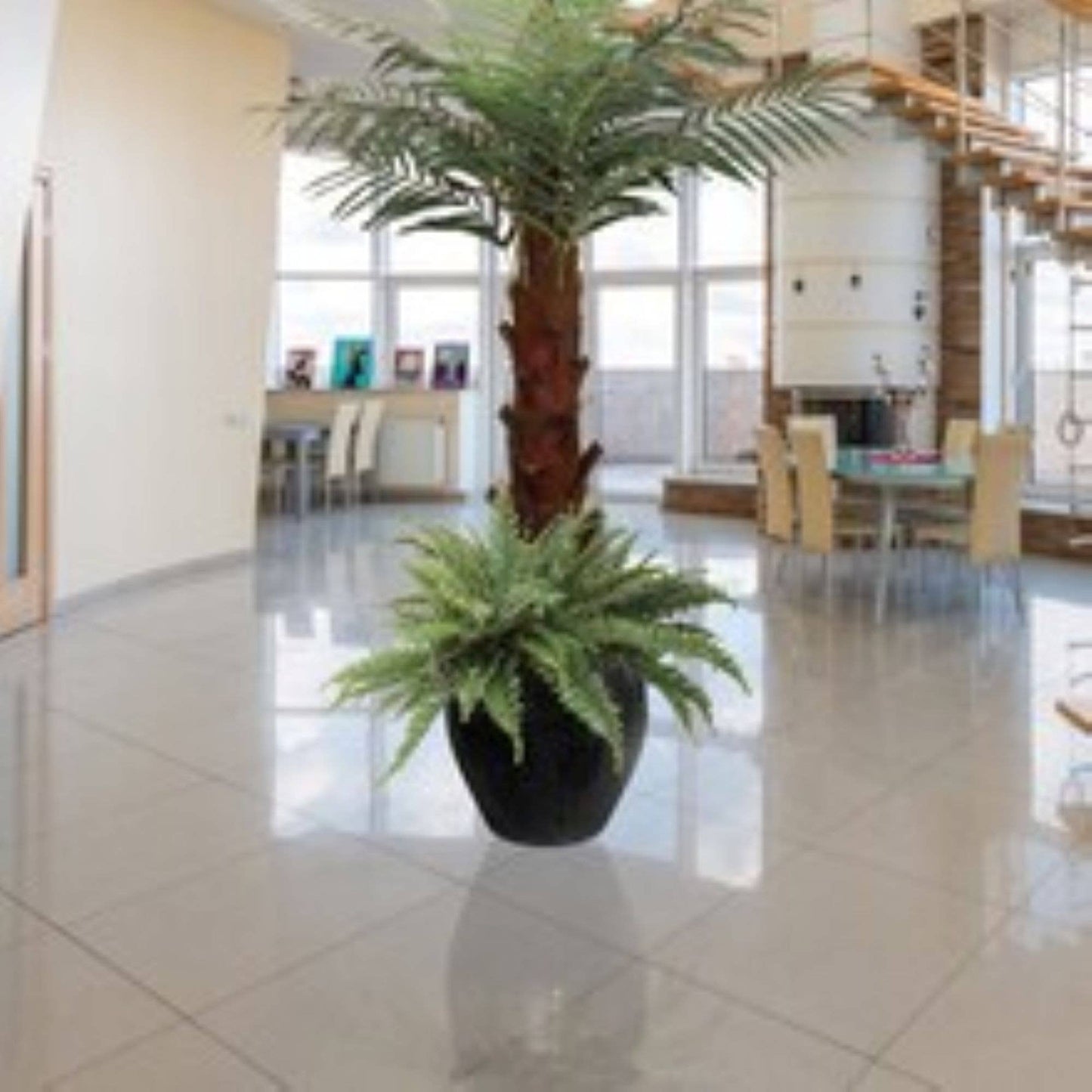 48" Boston Fern Plant - Indoor/Outdoor Faux Fern