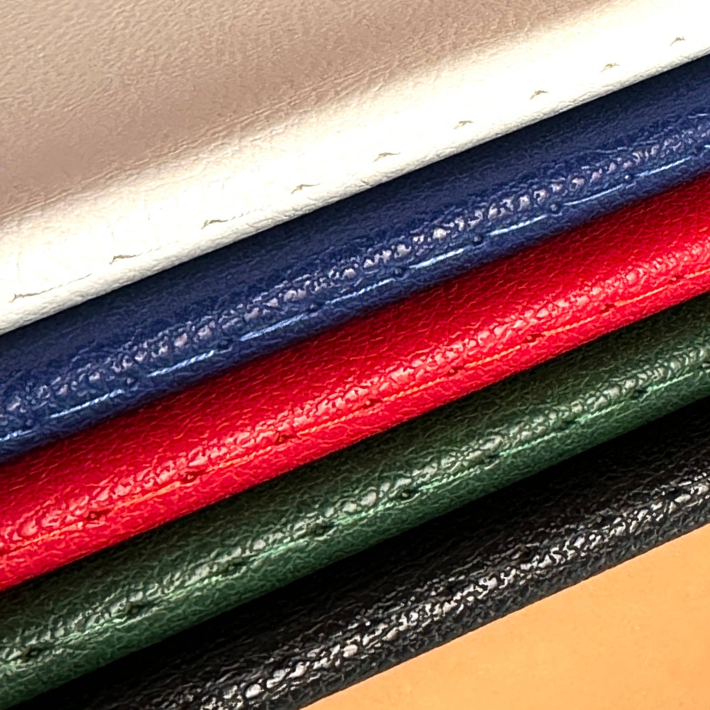 Vegan Leather A5 Notebook  - Red