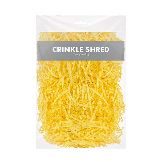 Crinkle Cut Paper Shred  - Yellow