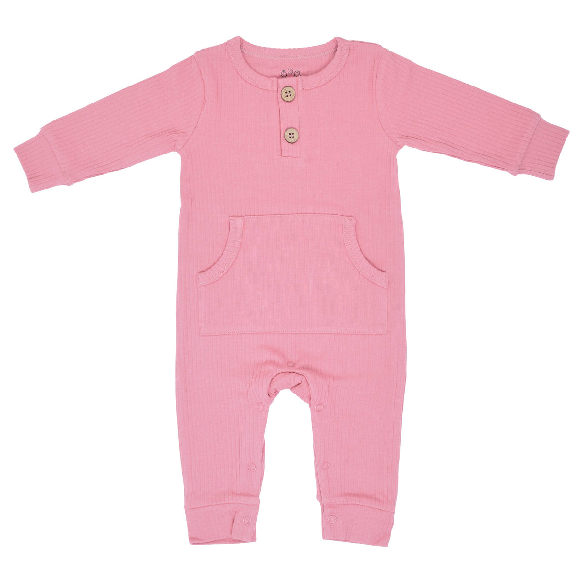 Baby Ribbed Playsuit with Pockets