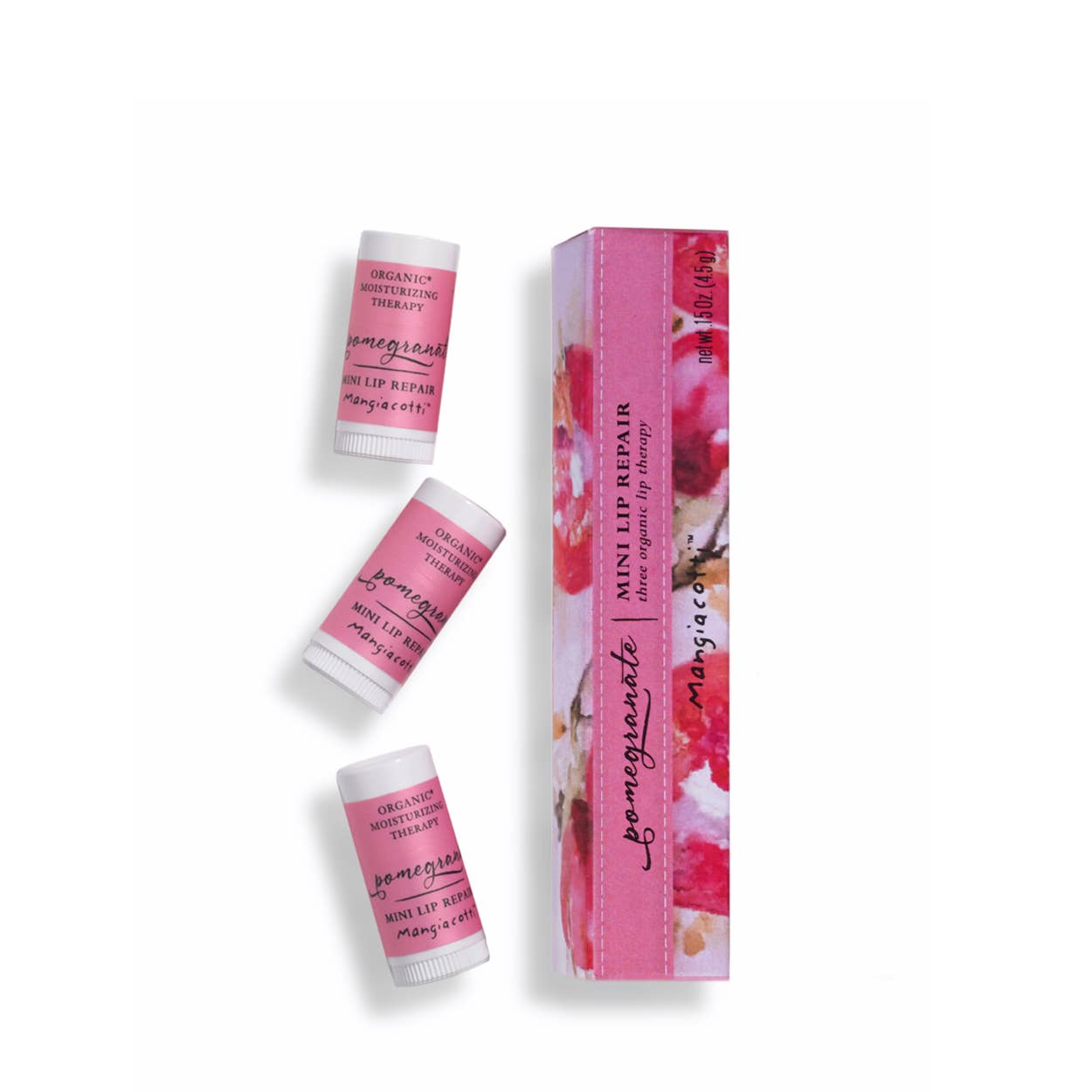 Pomegranate Mini Lip Repair by Mangiacotti, .15 oz each