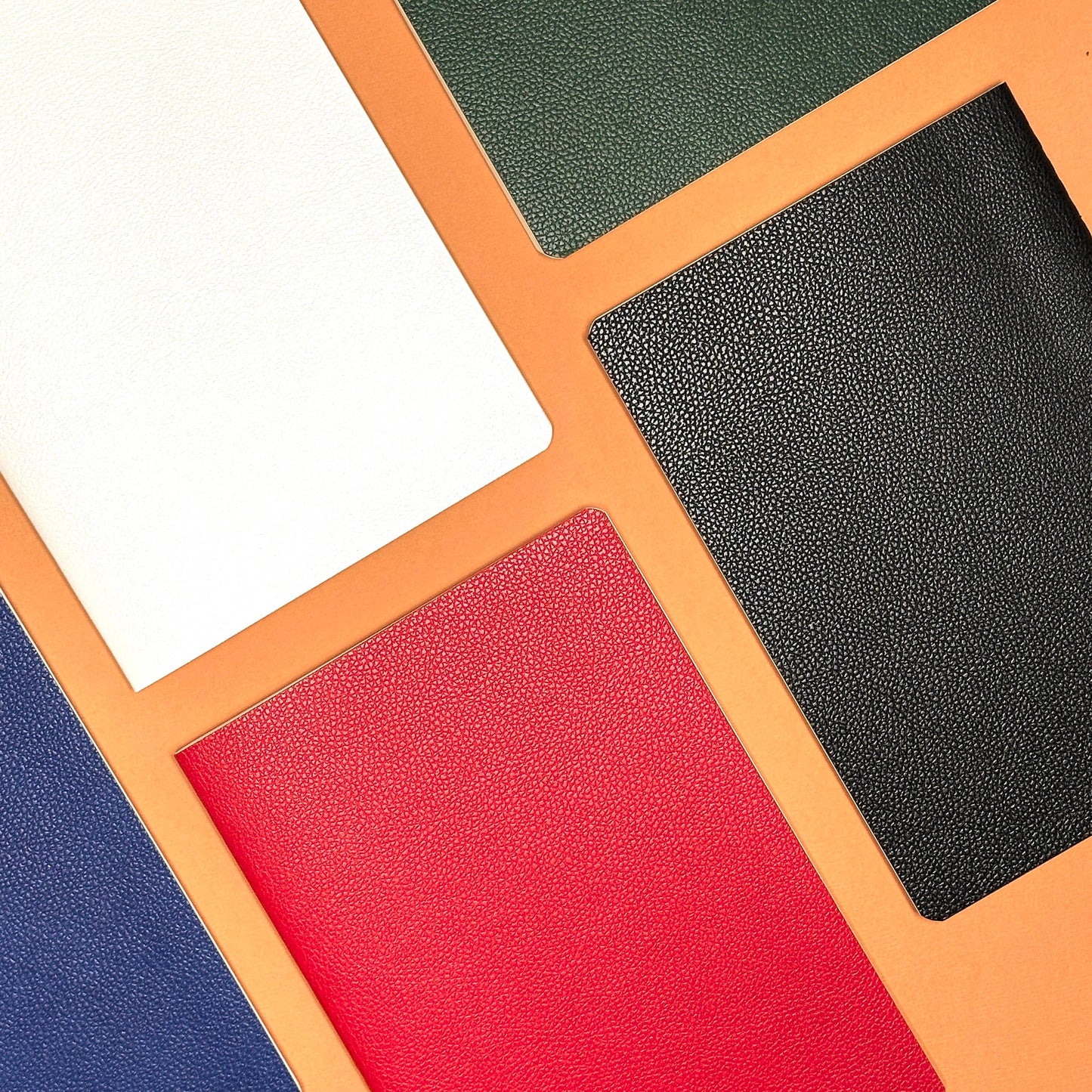 Vegan Leather A5 Notebook  - Red