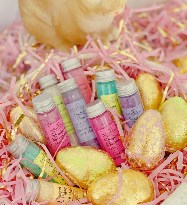 Mini Travel Bath Salts – Strawberry & Raspberry