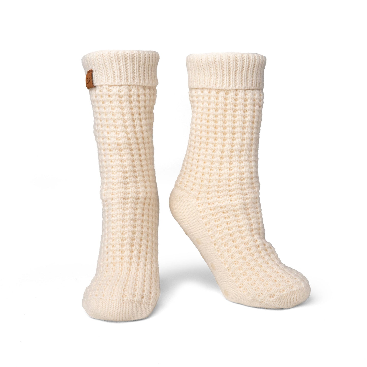 Britt's Knits Juneau Waffle Knit Slipper Socks Open Stock