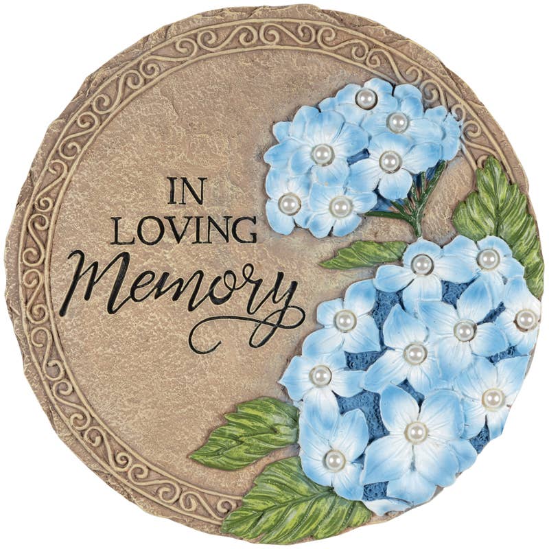 "In Loving Memory"  Beadworks™ Garden Stone
