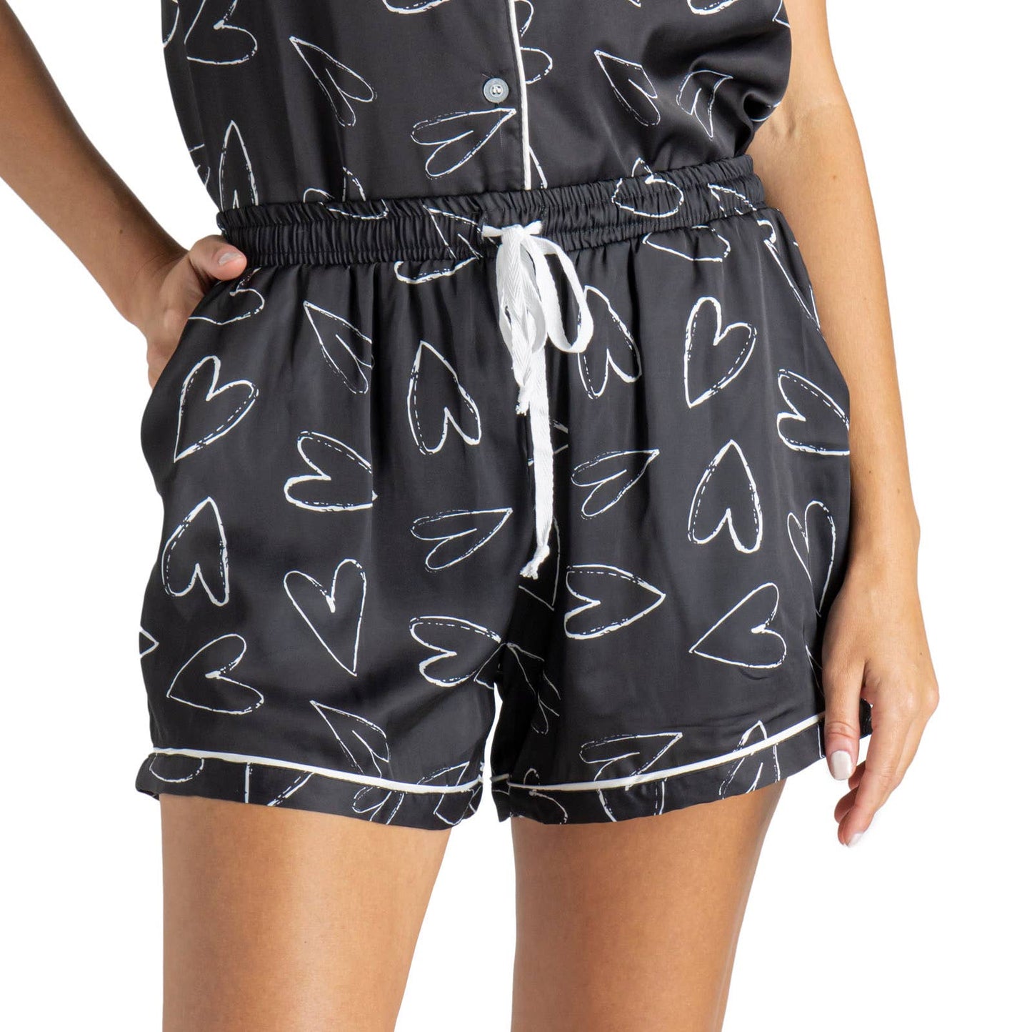 Hello Mello® Beauty Sleep Satin Pajama Shorts Open Stock