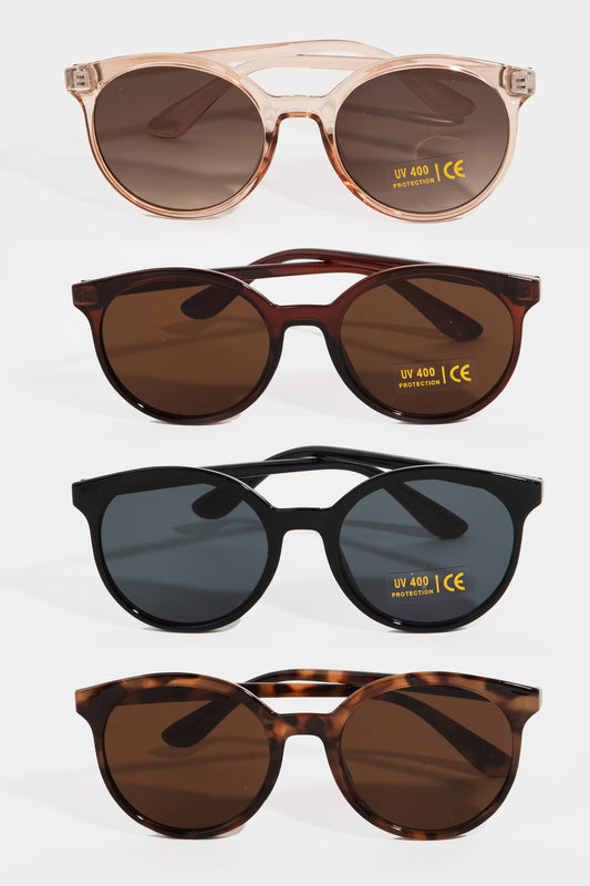 Plastic Round Lens Sunglasses