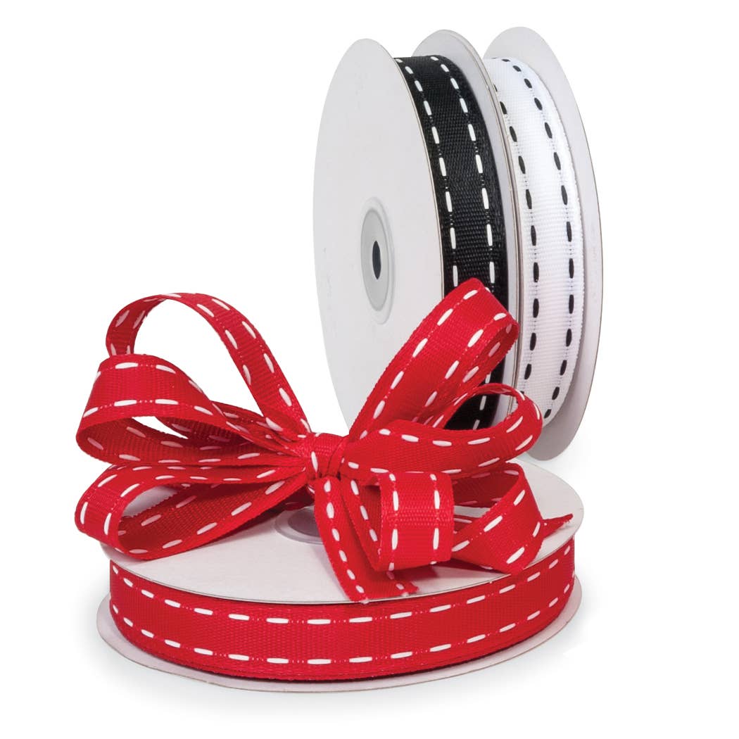 Saddlestitch Grosgrain Ribbon