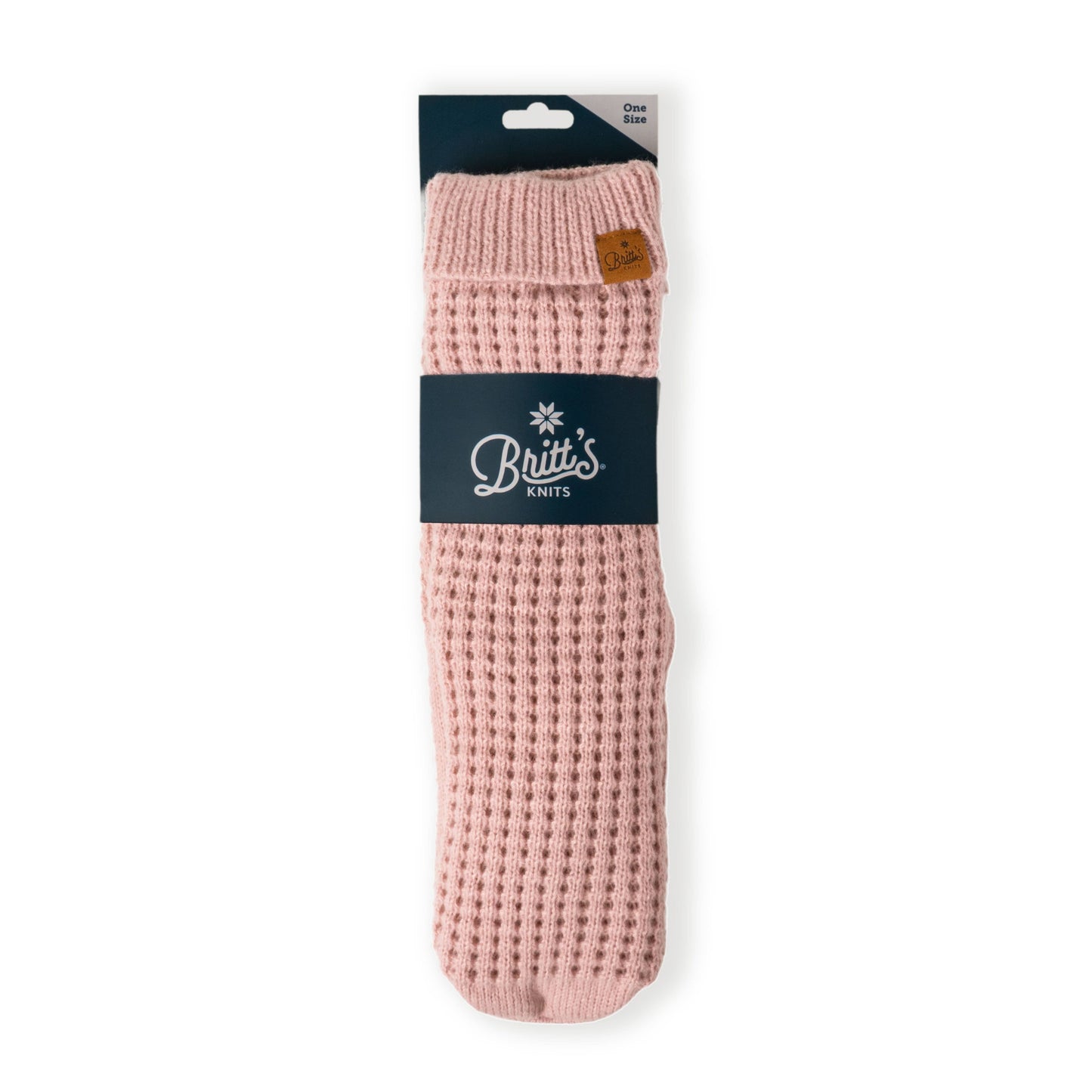 Britt's Knits Juneau Waffle Knit Slipper Socks Open Stock