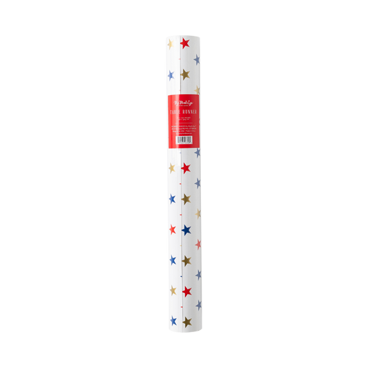 PLTBR61 - Small Multi Stars Paper Table Runner