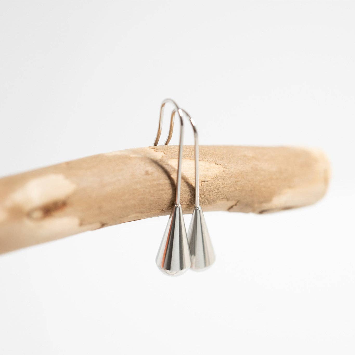 18K Gold PVD Stainless Steel Drop Earrings / ERJ0064